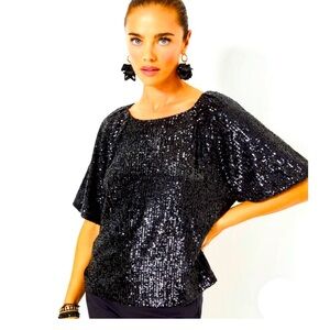 Lilly Pulitzer Cressida Sequin Knit Top